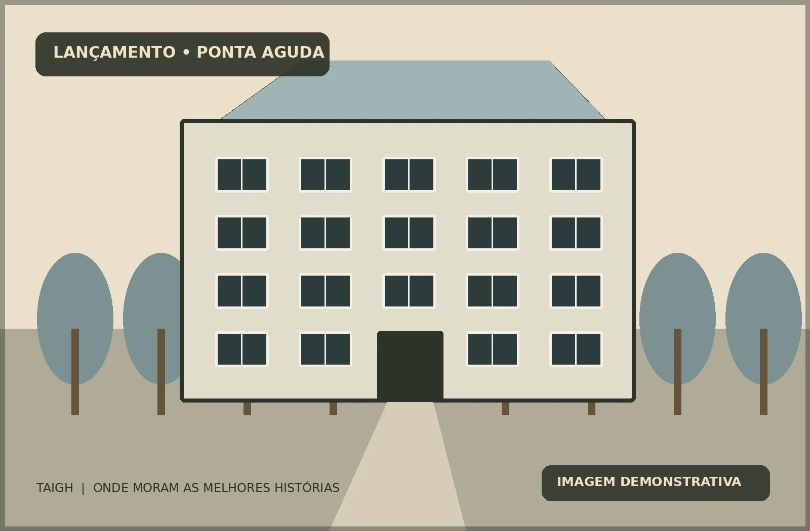 Imagem demonstrativa 1 - Alameda Residence na Ponta Aguda